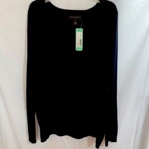 NWT Absolutely Markle Crew Neck Pullover Black XXL